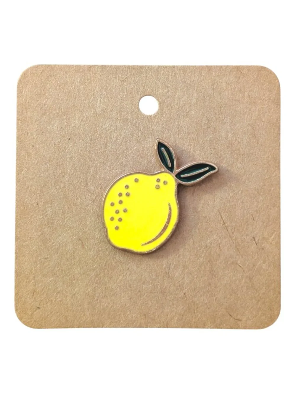 Fruit Enamel Tiny Pin: Lemon